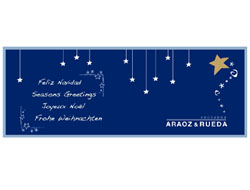 Tarjeta Navideña Araos & Rueda